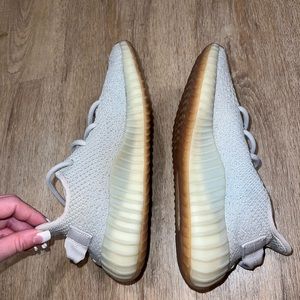 NEW REAL GREY YEEZY 350 BOOST SNEAKERS SHOES KIDS BOYS SIZE 4.5 WOMENS SIZE 6